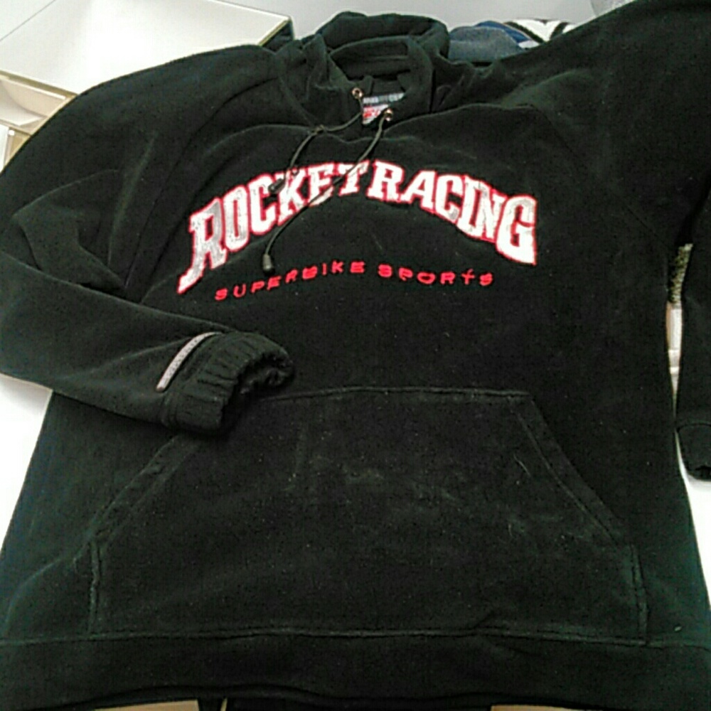 Joe Rocket fleece pocket hoodie large